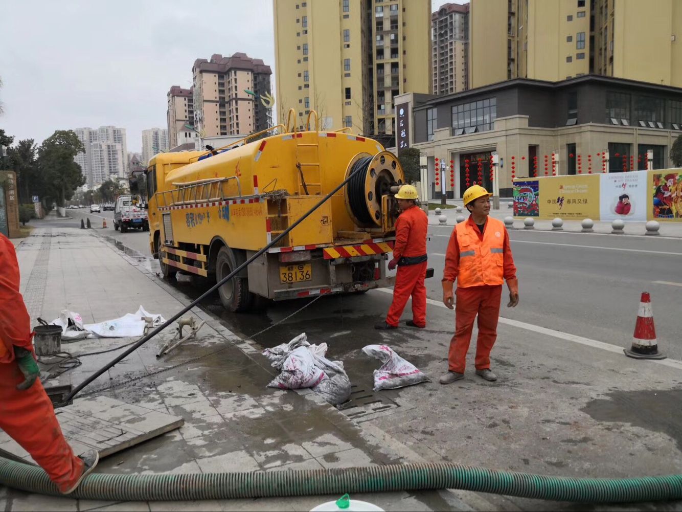 永善排污管道清淤-管道清洗